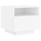 Modern LED Bedside Table with Storage – 40cm Nightstand