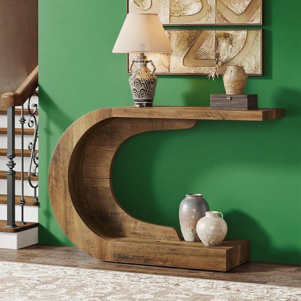 Monroe Mid-Century Console Table