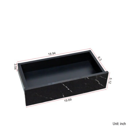 Modern Living Room Coffee Table with Built-In LED Lights