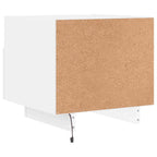 Modern LED Bedside Table with Storage – 40cm Nightstand