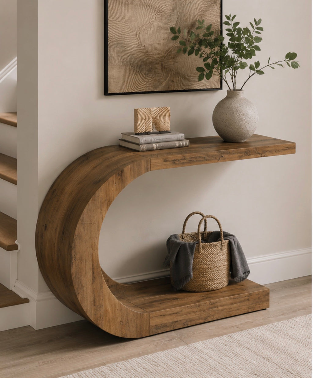 Monroe Mid-Century Console Table