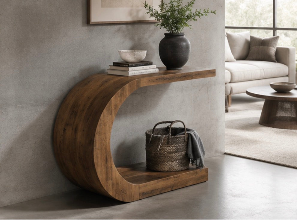 Monroe Mid-Century Console Table