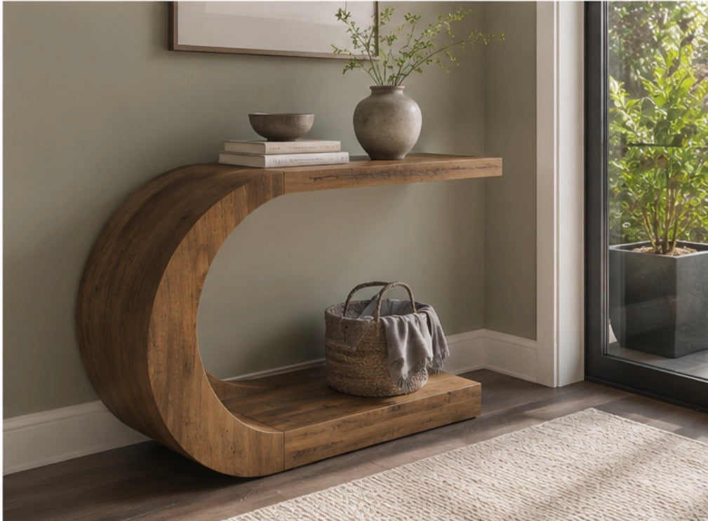 Monroe Mid-Century Console Table
