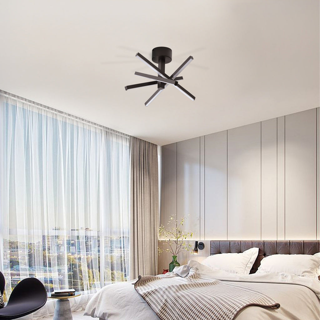 Modern Geometric Starburst Ceiling light