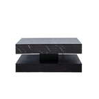 Modern Living Room Coffee Table with Built-In LED Lights