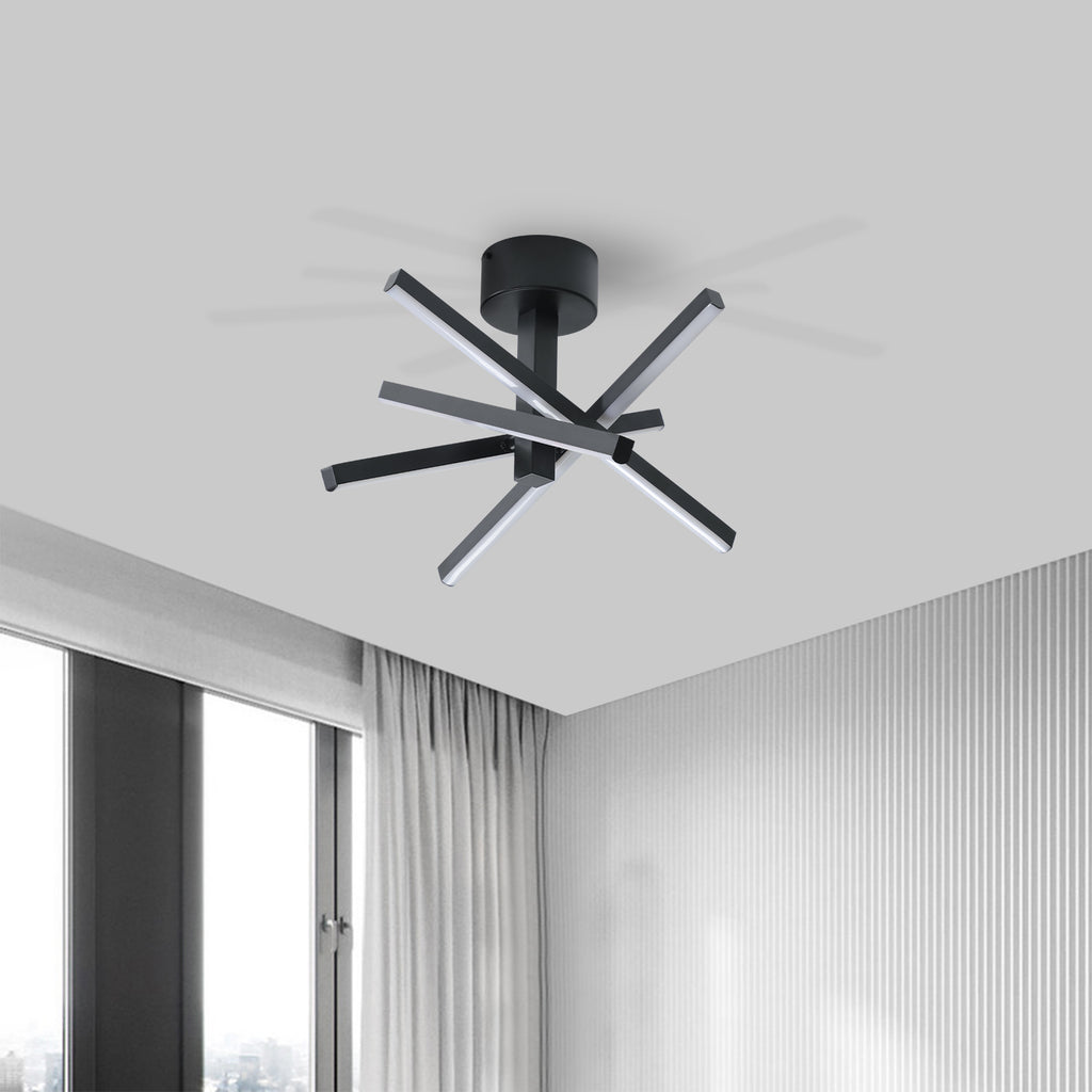 Modern Geometric Starburst Ceiling light